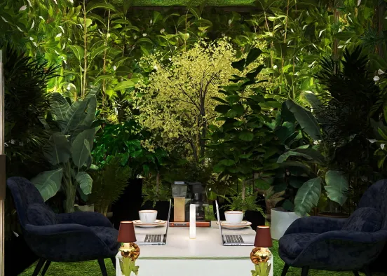 royal vip green luxury airport lounge  Design Rendering