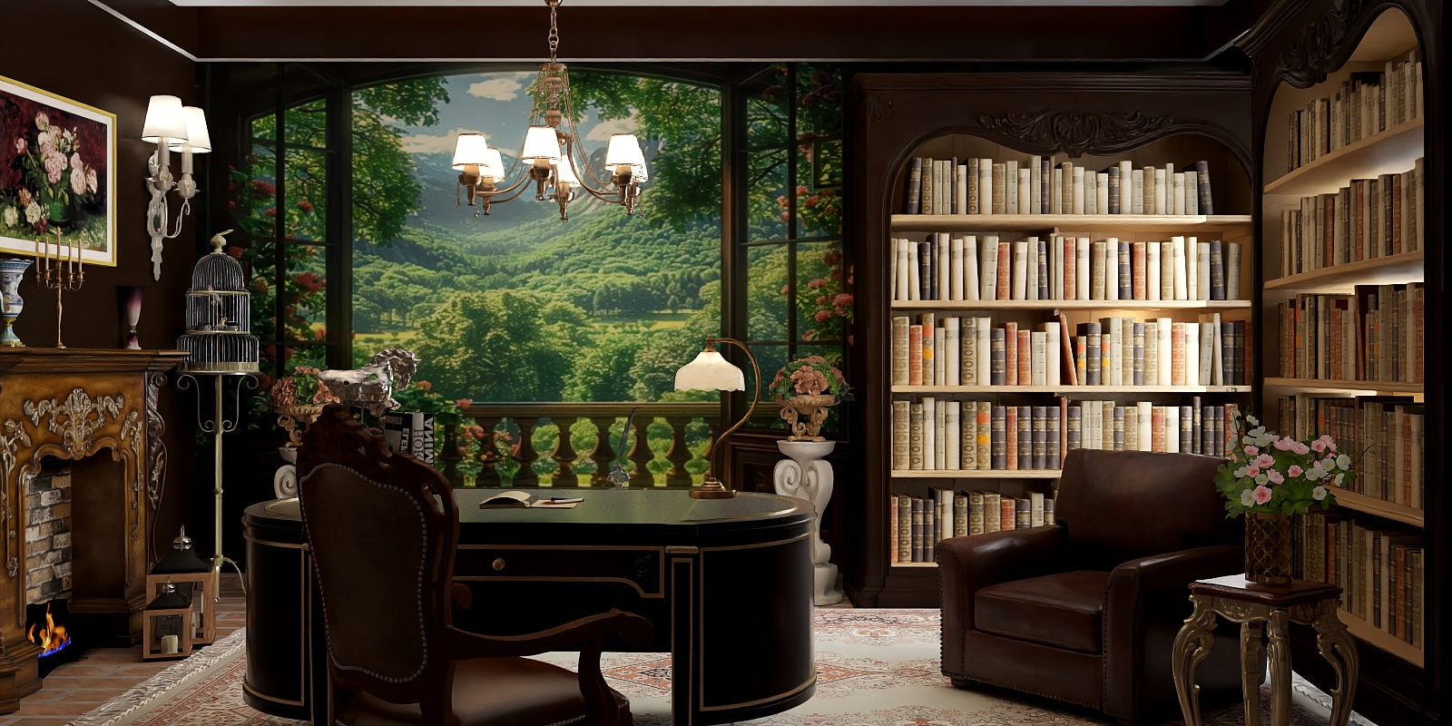 Balcony view Library