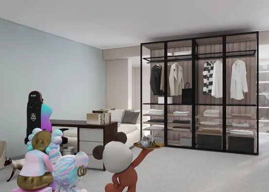 My dream bedroom Design Rendering