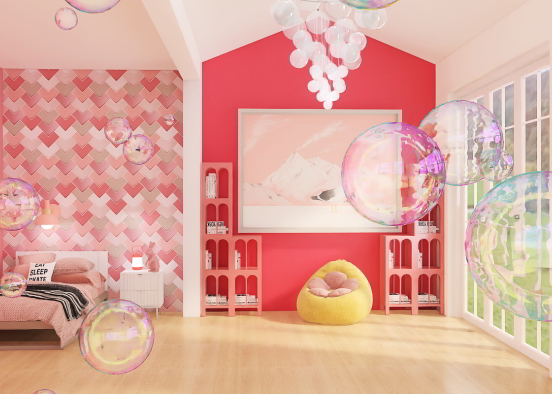 Flamingo Room!  Design Rendering