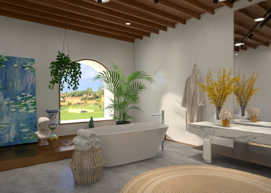 Villa Bath Design Rendering