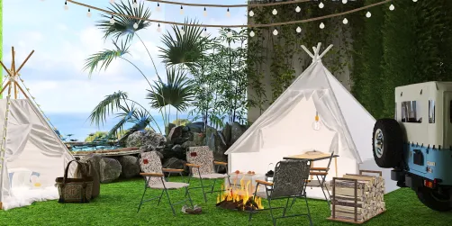 Glamping Set up!