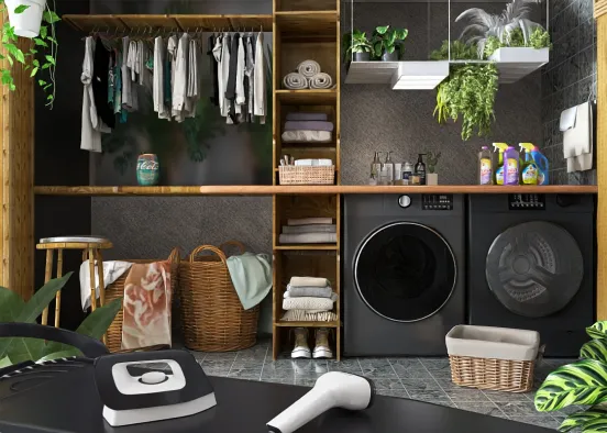 # dia de lavanderia Renderização de Design