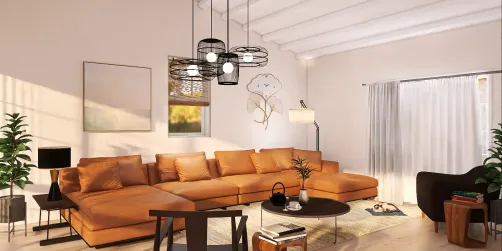 Fall Themed Living Area