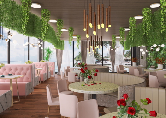 Cocktail Lounge and Eatery Design Rendering