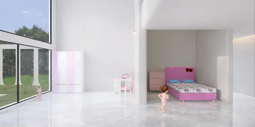 Barbie bedroom for a toddler 
