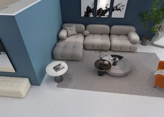 # Minimalist home Renderização de Design