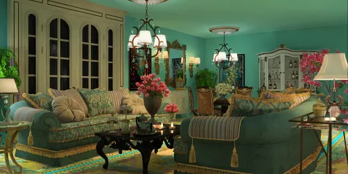 Tea in Teal 