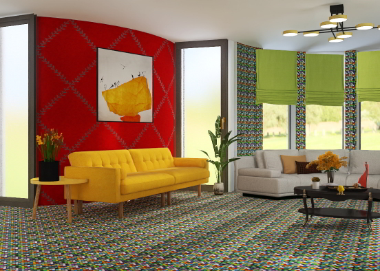sala multicolor 🎨 Design Rendering