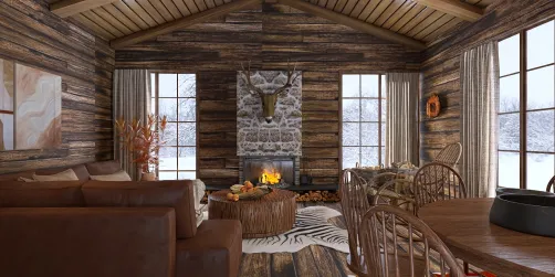Winter Cabin 