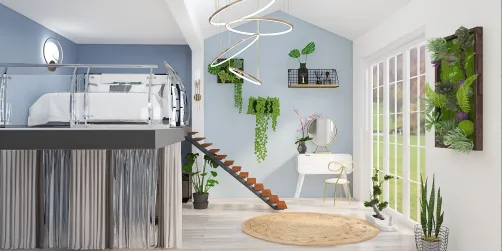 Chambre et mezzanine 