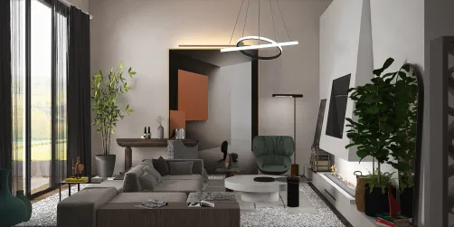 Contemporary Modern Living room 