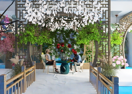 oasis garden 💙🪴 Design Rendering