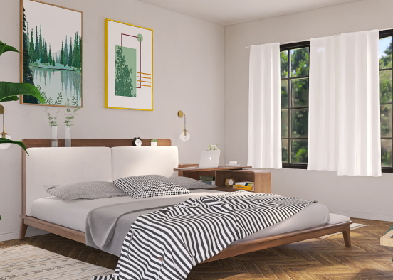 Botanical Bedroom… Design Rendering