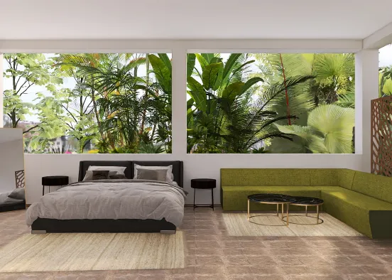 Rainforest Room Design Rendering