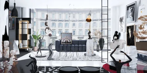 Penthouse art exhibit