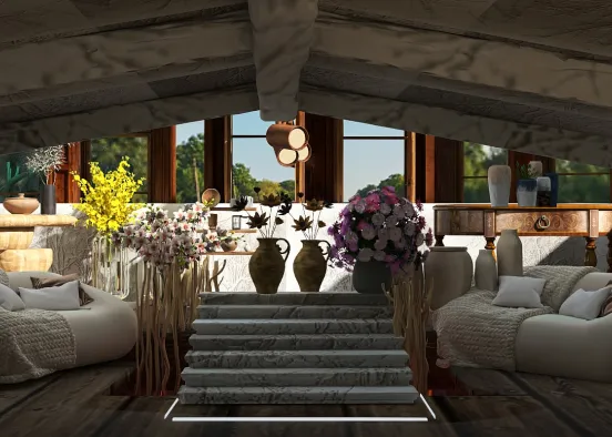 # Revamping my attic Визуализация дизайна