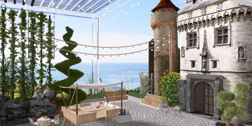 castle cliffside