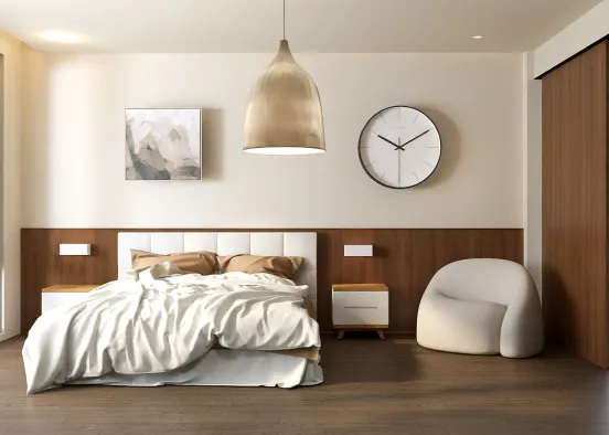 Lux bedroom  Design Rendering