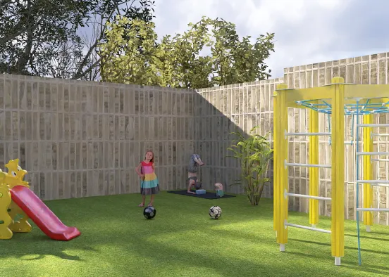 Garden for children 🧒  Design Rendering