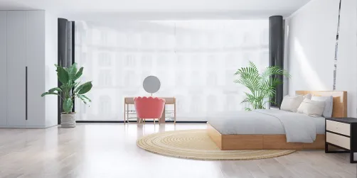 a minimalist bedroom