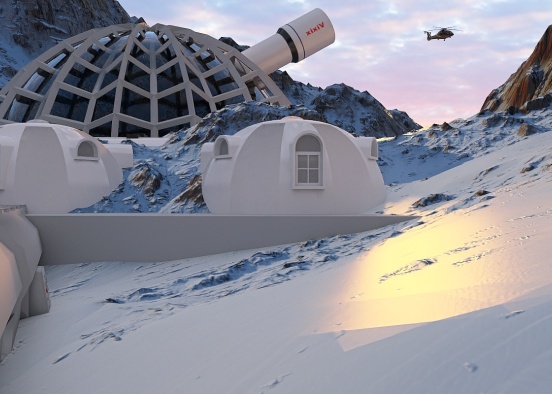 high in the mountainsthe best way to see the stars Design Rendering