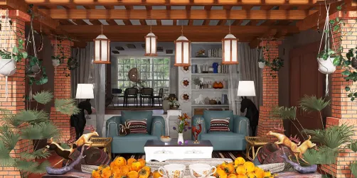 my bohemian living room 