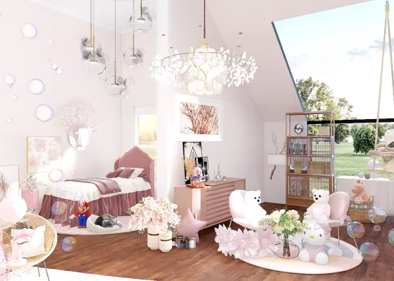 I remade a Sakura bedroom Design Rendering
