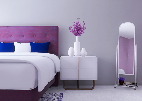 💜 Bedroom Design Rendering