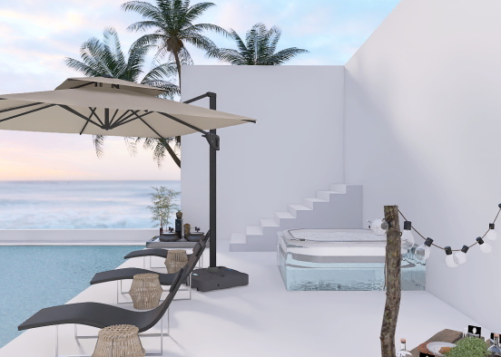 A Nice out pool
 Design Rendering