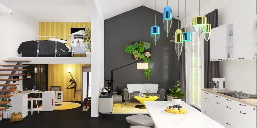 Black and yellow