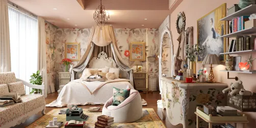 princess inspired bedroom🎀