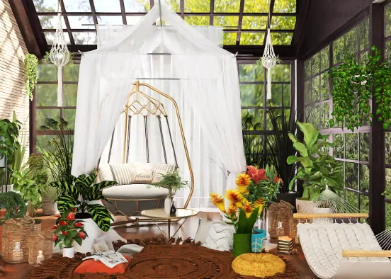 #  Interior garden. Визуализация дизайна