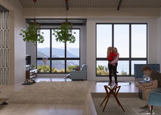 Cozy living room 🌒🌒🌒 Design Rendering