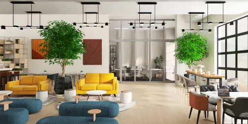 Hybrid Office Interior