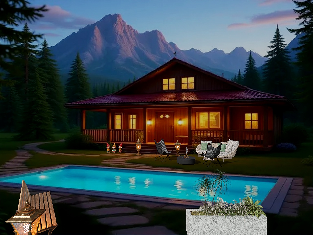 Summer Cabin Serenity