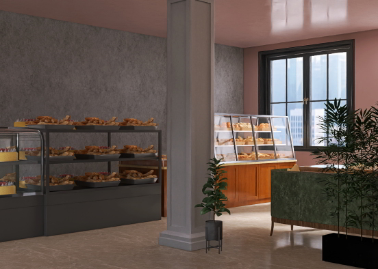 Simple bakery.  Design Rendering