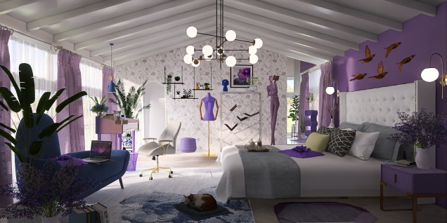 My purple room!!💜