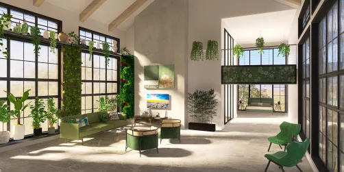 Green home for gardener 