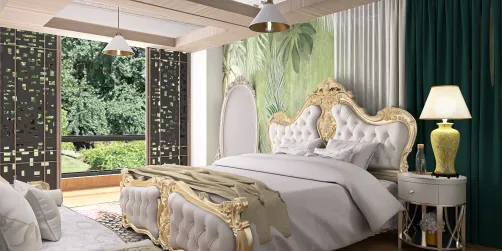 Quarto floresta mediaval