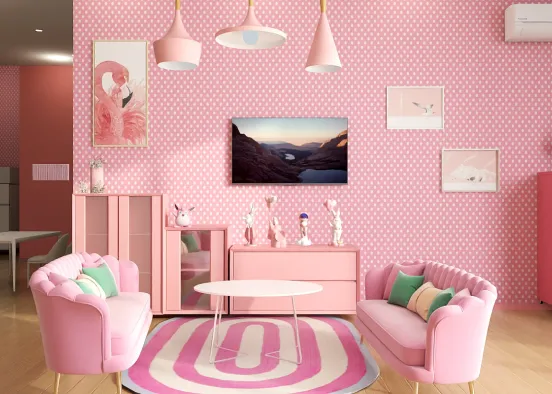 tema pink  Design Rendering