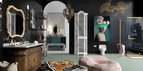 Black Bathroom 