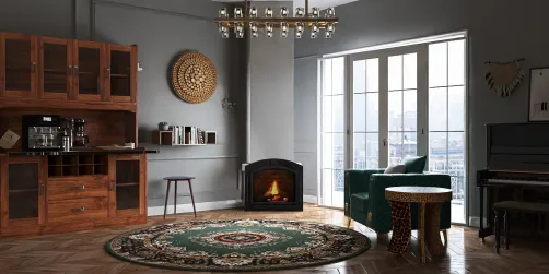 Green chair
