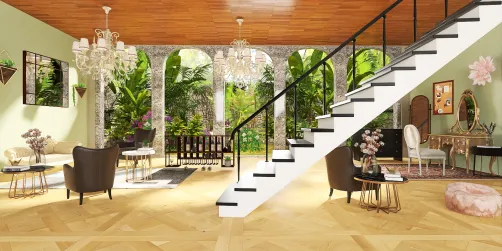 Modern But Tropical Bridal Suite Oasis 