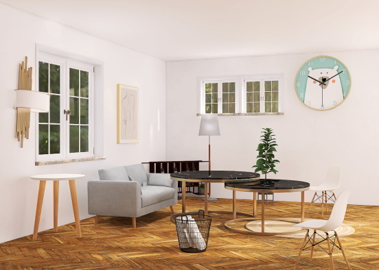 living room- Design Rendering