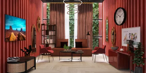 Magenta Nook seating room