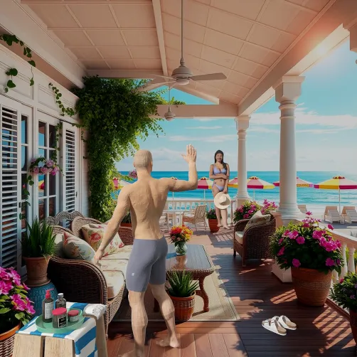  Beach Backyard Haven