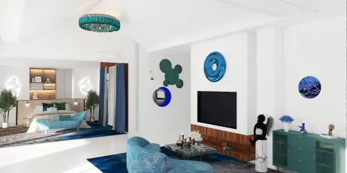 Turquoise Bedroom