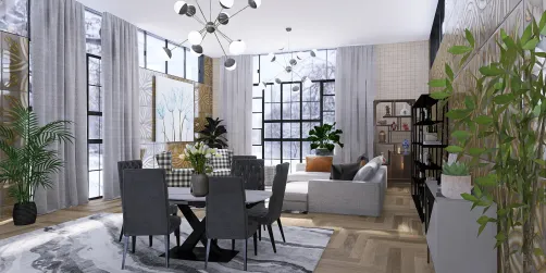 Ambiente de estar e jantar!