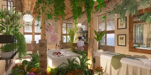 Spa Hut in Cliff Resort 🌿